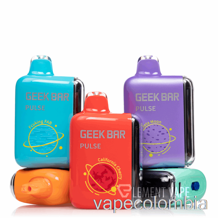 Vape Kit Completo Geek Bar Pulse 15000 Desechables Gomitas Blancas Hielo